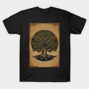 Vintage Celtic tree T-Shirt